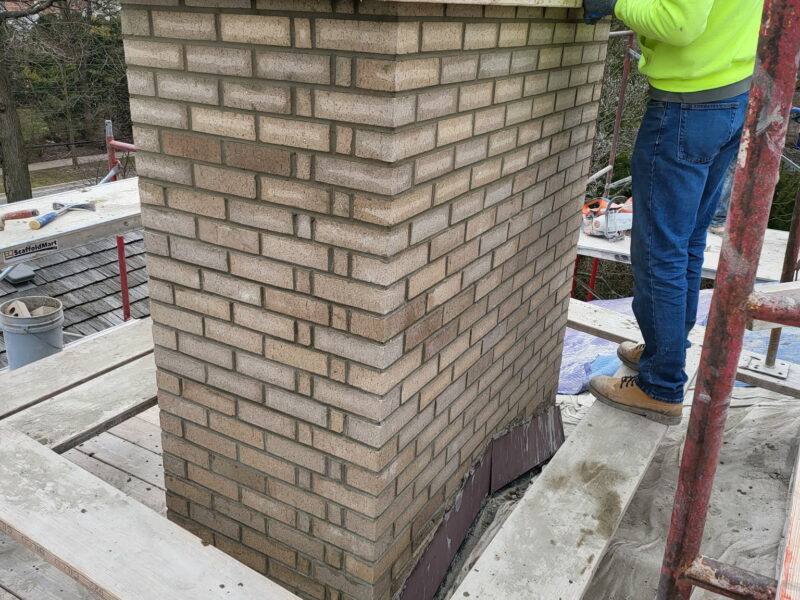 Tuckpointing Lake Forest IL - Brick Repair and Chimney Restoration